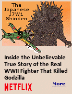 Human war machines don't tend to fare well in encounters with Godzilla, who debuted on the silver screen in 1954. However, in ''Godzilla Minus One'', a hit with U.S. audiences after its release on Netflix in June-the notorious kaiju finally meets his match in the form of a bizarre-looking fighter plane called the J7W1 Shinden. ''Godzilla Minus One'' is pretty good, a Japanese film with English dubbing, with some great flying scenes of the Shinden attacking and killing Godzilla.